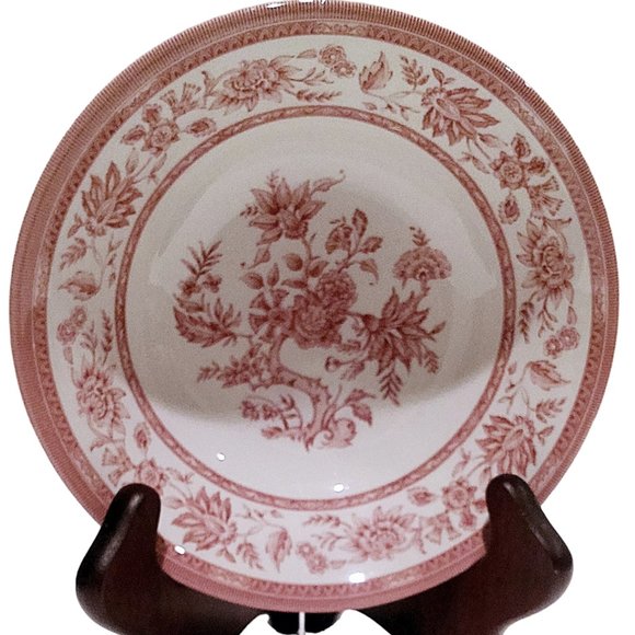 Churchill Indian Tree Bowls, Cottage Dinnerware, Dessert Bowls, Farmhouse Bowls - Picture 2 of 9